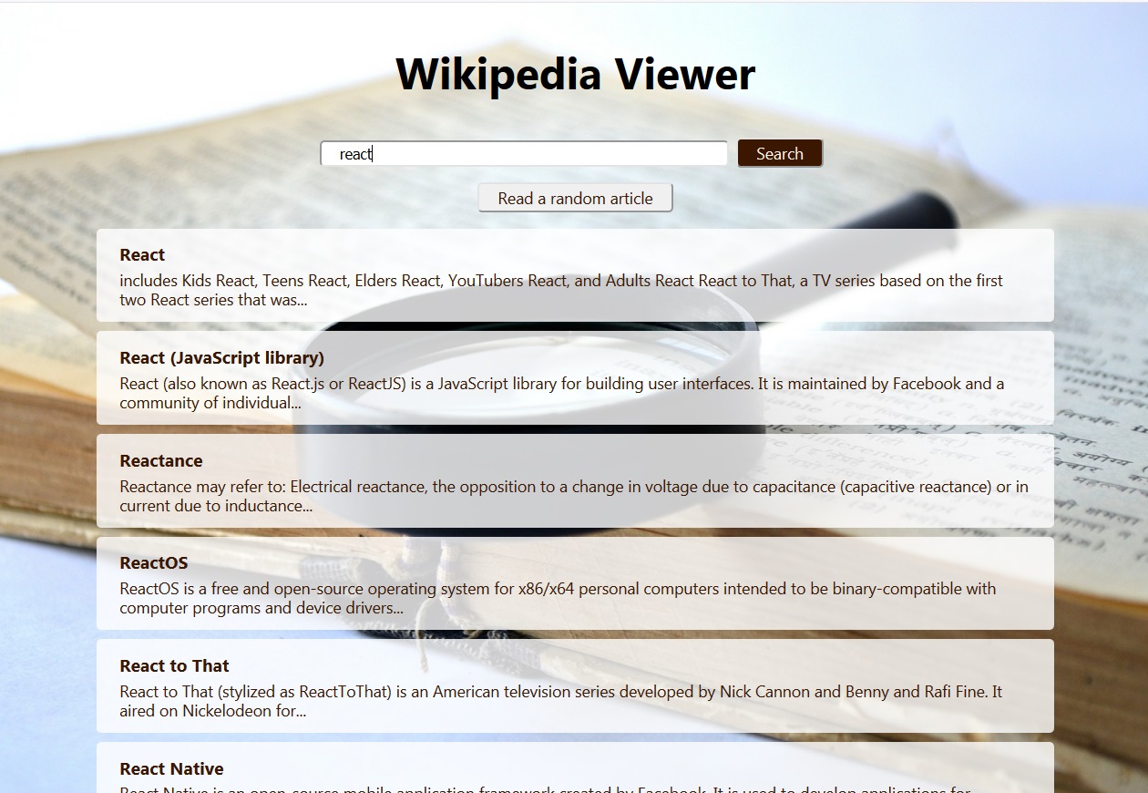 Image-Wikipedia-Viewer-React-project